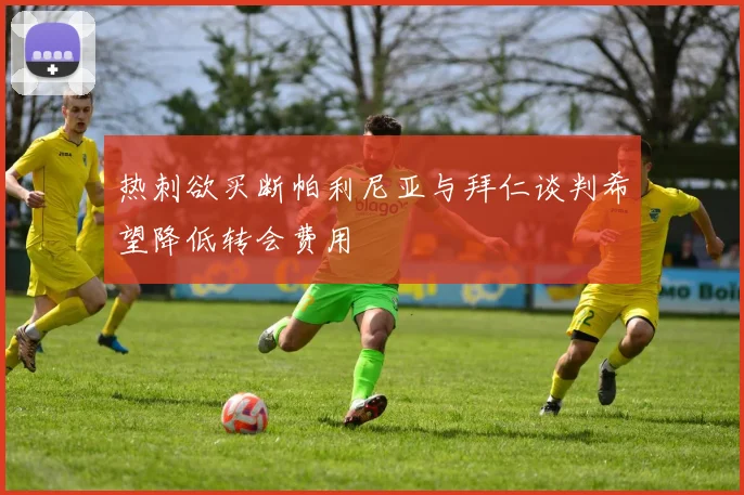 热刺欲买断帕利尼亚与拜仁谈判希望降低转会费用